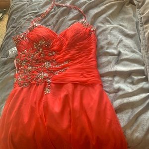 Hot Pink Prom Dress